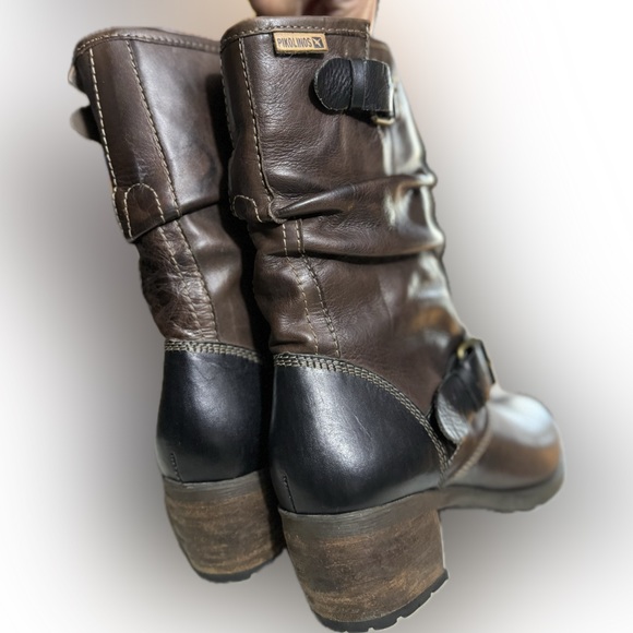 Like New, Mid Calf Leather Boots size 36 - Picture 2 of 5